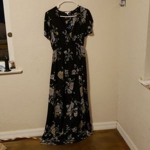 Long flower dress